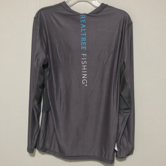 #2 Real Tree Fishing Men’s Reversible Long Sleeve Performance Fishing Tee- Small - Picture 4 of 5